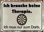 Vianmo Insegna In Legno 30X40 Cm Keine Therapie Muss Zum Darts