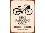 Vianmo Insegna In Legno 40X30 Cm Bike Parking Only Fahrrad Parken