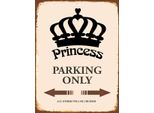 Vianmo Insegna In Legno 40X30 Cm Princess Parking Only Korona