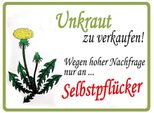 Vianmo Insegna In Legno 30X40 Cm Unkraut Verkaufen SelbstpflüCker