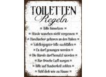 Vianmo Insegna In Legno 40X30 Cm Toiletten Regel Bitte Hinsetzen