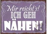 Vianmo Insegna In Legno 30X40 Cm Mir Reicht`S Ich Geh NäHen !
