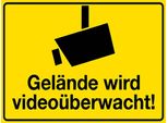 Vianmo Insegna In Legno 30X40 Cm GeläNde Wird VideoüBerwacht