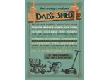 Vianmo Insegna In Legno 40X30 Cm Dad´S Shed Open Evening Weekends