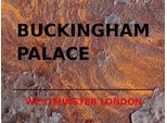 Vianmo Insegna In Legno 30X40 Cm London Street Buckingham Palace