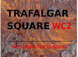 Vianmo Insegna In Legno 30X40 Cm London Westminster Trafalgar Square WC2