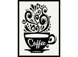 Vianmo Insegna In Legno 40X30 Cm Coffee Kaffee