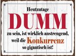 Vianmo Insegna In Legno 30X40 Cm Heutzutage Dumm Zu Sein Ist