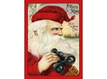 Vianmo Insegna In Legno 40X30 Cm Schnee Winter Santa Claus