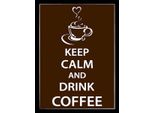 Vianmo Insegna In Legno 40X30 Cm Keep Calm Drink Coffee Kaffee