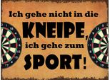 Vianmo Insegna In Legno 30X40 Cm Gehe Nicht In Kneipe Ich Sport