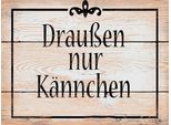 Vianmo Insegna In Legno 30X40 Cm DraußEn Nur KäNnchen Kaffee Tee