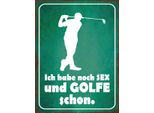 Vianmo Insegna In Legno 40X30 Cm Ich Habe Noch Sex Und Golfe