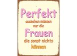 Vianmo Insegna In Legno 40X30 Cm Perfekt Aussehen Nur Frauen Die