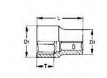 Tengtools 36201200 Bussola 3/4" Esagonale 41Mm M3405416-C"