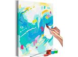 Tessuto Non Tessuto Painting By Numbers - Meteor Rain 40X60 Cm Abstract N-A-1669-E-A