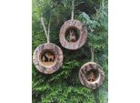 Set Di 6 Pezzi Di Appendiabiti Decorativi In Acciaio Inox Vita Da Foresta