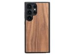 Coperchio In Legno Bewood Per Samsung Galaxy S24 Ultra Noce Americano