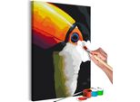 Tessuto Non Tessuto Pittura Per Numeri - Tucano 40X60 Cm Animali N-A-1482-E-A