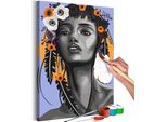 Tessuto Non Tessuto Pittura Per Numeri - Aureole 40X60 Cm Persone N-A-1631-E-A