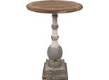 Tavolino Clayre & Eef Ø 51X71 Cm Legno Marrone