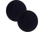 Sedile Astra In Pelliccia Elda Nero 35 X 35 Cm