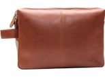 Esquire Borsa Da Toilette Dallas Cosmetic Bag Brown Marrone