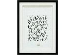 Deknudt S65KK2 Cornice Nera Doppio Passe-Partout 1 Foto 30X40 Cm
