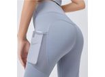 Leggings Da Donna EN-15543 - Blu/M KP15543