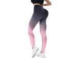 Leggings Push Up DY-24927 - Nero/Rosa/S KP24927