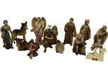 Set Di Statuine Per Culla In Poliresina, Dipinte A Mano.13 Pezzi, 10 Cm.