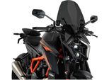Cupolino Puig Naked Touring Fumè Scuro Omologato Abe Per Ktm