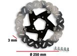Disco Freno Malossi Whoop Disc D. 250 Spessore 3 Mm Per Kit Forcella F32S F37R