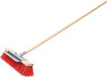 Kotarbau® Scopa Stradale 40 Cm Con Bordo Raschiante 25 Cm Con Manico In Legno Per Lo Spazzamento Di Strade E Marciapiedi