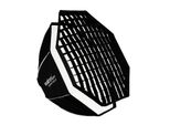 Walimex Pro Essential Softbox Octagon 90Cm, Ruotabile A 360°, Facile Da Montare, Incluso Griglia, Adattatore Bowens E Borsa Per Il Trasporto, Ideale Per Ritratti E Scatti Di Bellezza