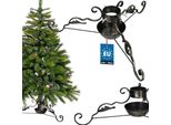 Kotarbau® Supporto Per Albero Di Natale Con Serbatoio D'acqua In Acciaio Supporto Per Albero In Patina Supporto Per Albero Di Natale Decorativo Con Ornamento Supporto Per Albero Di Natale Supporto Per Albero Di Natale