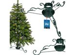 Kotarbau® Supporto Per Albero Di Natale Con Serbatoio D'acqua In Acciaio Supporto Per Albero Di Natale Verde Supporto Per Albero Di Natale Decorativo Con Ornamento Supporto Per Albero Di Natale Supporto Per Albero Di Natale