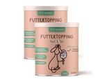 Hunderunde Futtertopping - Haut & Fell - Glänzendes Fell, Gesunde Haut, Natürliche Zutaten, vegan 500 g
