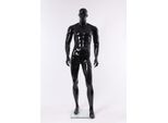 XM11-H Nero Laccato Lucido Manichino Astratto Uomo