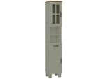 Hochschrank Home Affaire "Rodby", GrüN (Salbei GrüN, Honig), B:33Cm H:180Cm T:30Cm, Massivholz, SchräNke, Hochschrank, Fsc-Zertifiziertes Massivholz, Breite 33Cm, HöHe 180Cm