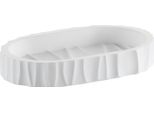 Kela Portasapone Merida In Poliresina Bianca 15,0X9,0X2,5Cm KL-23760