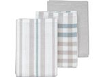 Kela Asciugamano Pasado 100% Cotone Grigio Argento 3 Pezzi 65,0X45,0Cm KL-15974