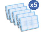 Set Di 5 Filtri Di Protezione Motore Sillar, Filtro Motore Epa Di Ricambio Per Bosch Ergomaxx BSG81466/14 E Aspirapolvere Siemens