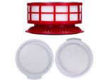 Filtri Per Aspirapolvere Sillar, Set Di Filtri Di Ricambio Per Aspirapolvere Roborock Compatibile Con Roborock H7 | 2 Filtri In Cotone Anteriori + 1 Filtro Hepa Adatto Per Aspirapolvere Portatile Senza Fili Xiaomi Roborock | 1 Set - Sostituzioni