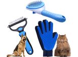 Set Di 3 Spazzole Per Animali Domestici A Pelo Corto E Lungo Per Gatti Spazzola Per Cani Pettine Autopulente