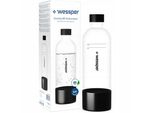 Wessper S1 Sodamaker 0,8L Bottiglia Per Saturazione | Bottiglia Per Acqua/Succo Senza Bpa | Bottiglia Per Acqua Gassata In Saturazione