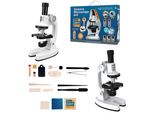 Microscopio Per Bambini Coil, Microscopio Didattico, Microscopio Scientifico, Supporto Per Smartphone, Obiettivo 200X,600X,1200X, Lente Ottica Hd, 30 Pezzi