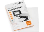 Durable Inserti Di Ricambio Badgemaker® A6, 80 Pezzi, Bianco, 142002