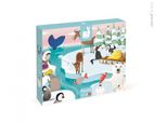 Janod Puzzle Tattile Life On Ice 20 Pezzi