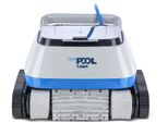 Poolroboter My Pool Bwt "Power ONE4ALL Battery Nachfolger FüR Power 4.0", Grau, B:44Cm H:32Cm L:37,8Cm, Gummi, Kunststoff, Materialmix, Poolbodensauger, Akkubetrieben, Reinigt Boden, Wand Und Wasserlinie